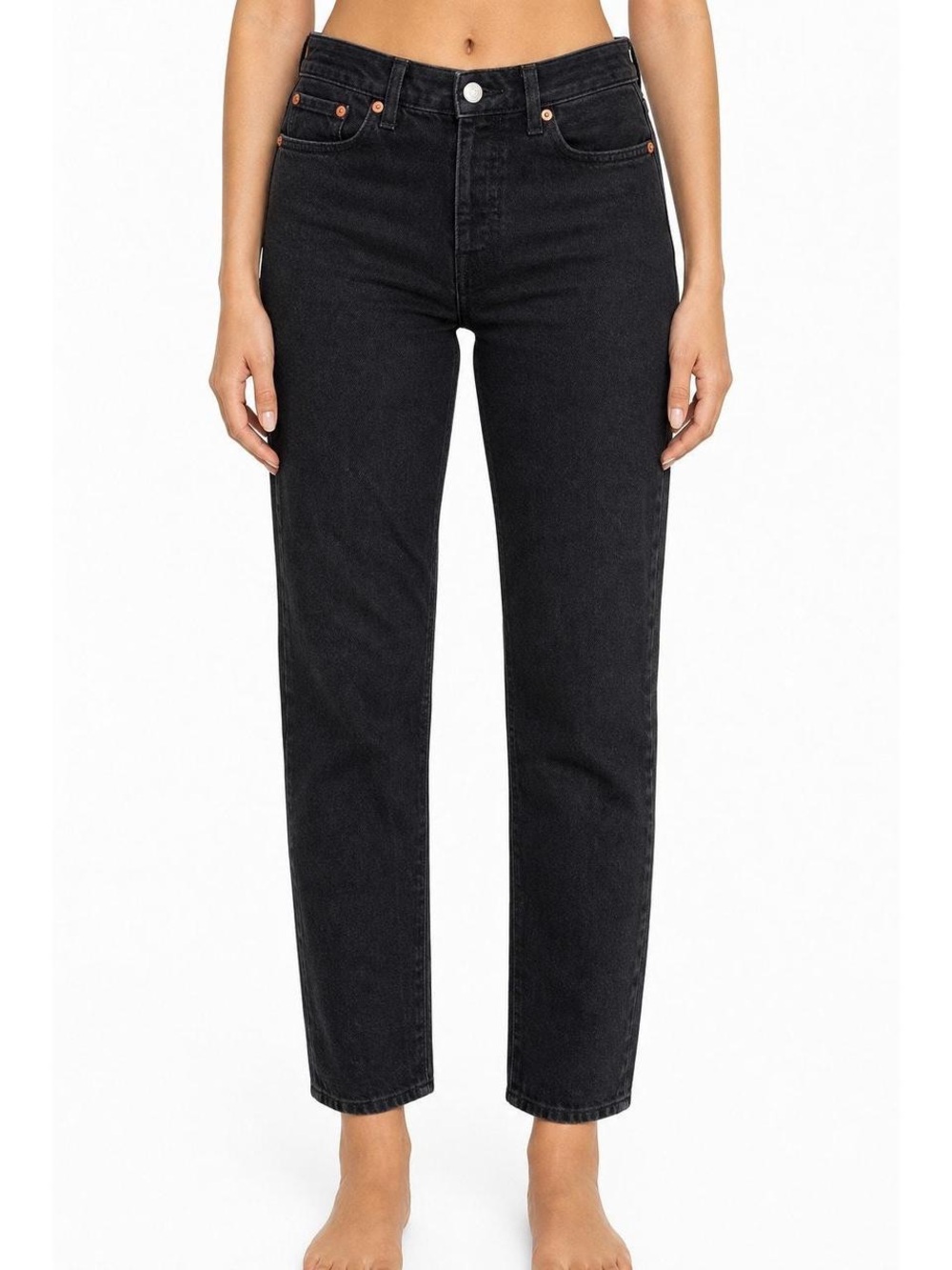 Levi’s Wedgie Straight High-Rise Jeans – Black